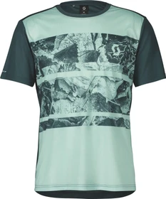 Scott Trail Flow Trikot kurzarm mineral green/aruba green (Herren)