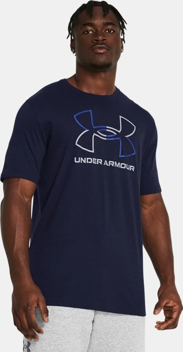 Under Armour Foundation Funktionsshirt kurzarm midnight navy/royal/mod gray (Herren)