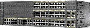 Cisco Catalyst 2960 LAN Lite Rackmount Managed Switch, 48x RJ-45, 2x RJ-45/SFP