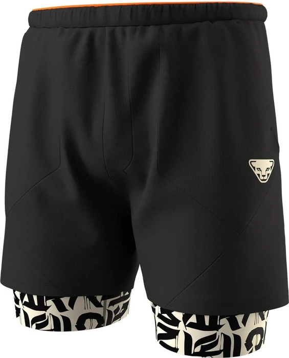 Dynafit Trail 2in1 Laufhose kurz black out overcast/overcast (Herren)