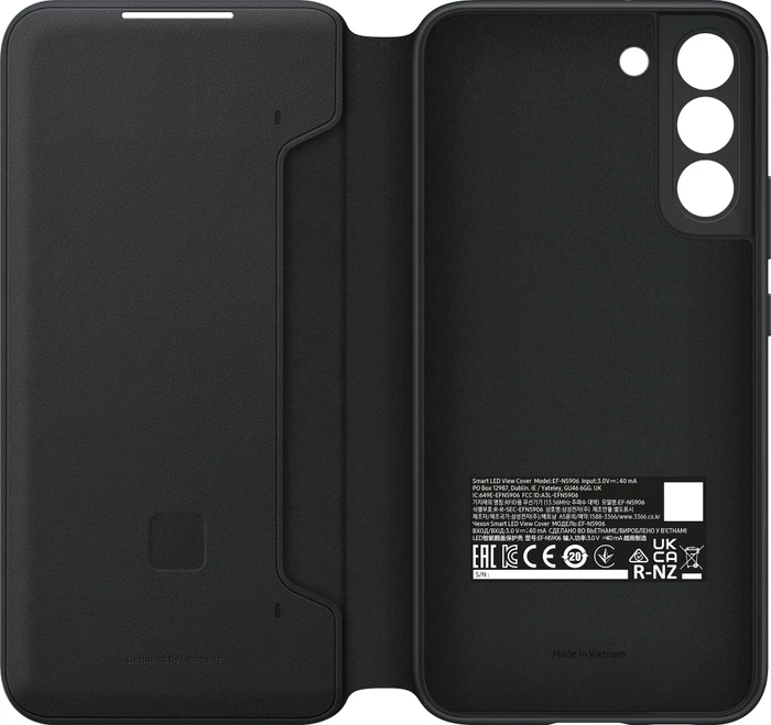 Samsung Smart LED View Cover für Galaxy S22+ schwarz