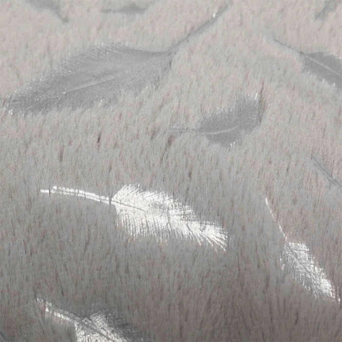 Trixie Liegematte Feder, 100x70cm, grau/silber