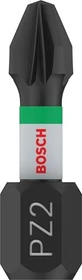 Bosch Professional PRO Impact Pozidriv Bit 1/4", PZ2x25mm,   2 Stück