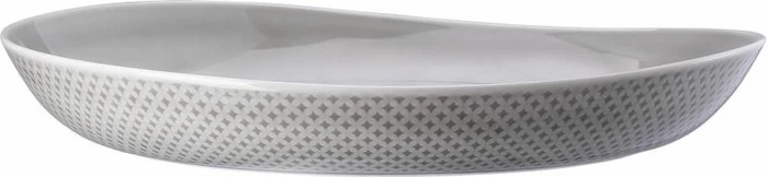 Rosenthal Junto Pearl Grey - Relief nur außen Suppenteller 33cm