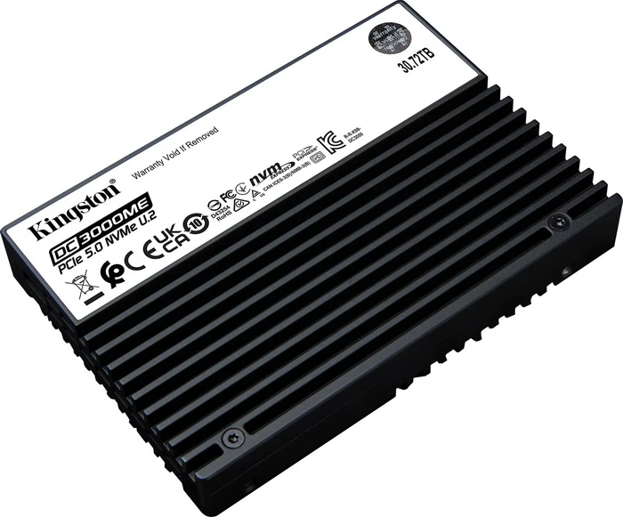 Kingston DC3000ME PCIe 5.0 NVMe U.2 SSD 30.72TB, U.2 / PCIe 5.0 x4
