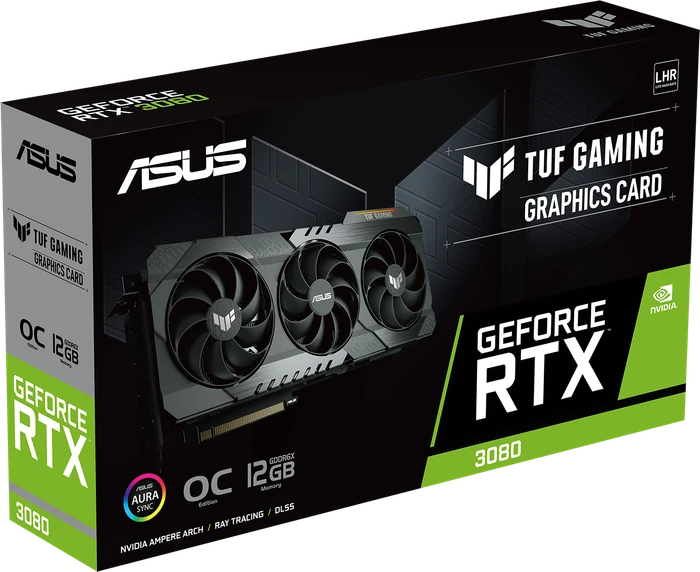 ASUS TUF Gaming GeForce RTX 3080 OC, TUF-RTX3080-O12G-GAMING, 12GB GDDR6X, 2x HDMI, 3x DP