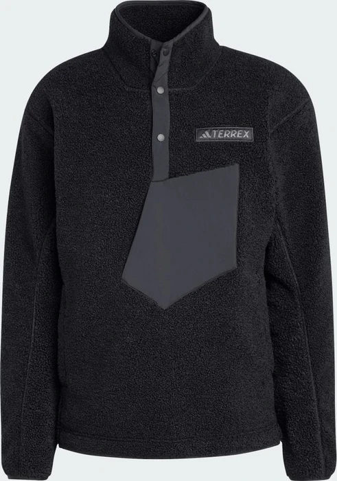 adidas Terrex Xploric High Pile Fleece Pullover schwarz (Herren)