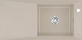 systemceram Siro 100 Einbau Becken rechts fango