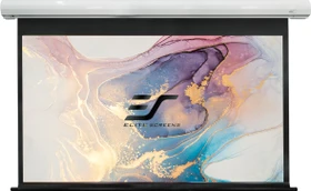 Elite Screens Saker E12 Motorleinwand Premium 185.9x104.6cm weißer Rand