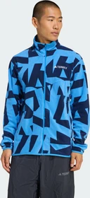 adidas Terrex Multi Printed Fleece Jacke ray blue/legend ink (Herren)