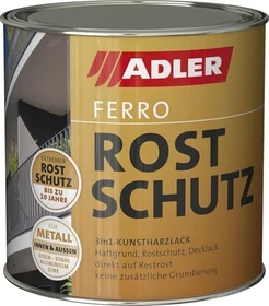Adler Ferro Rostschutz Metallschutz-Lack oxidrot (RAL3009), 375ml