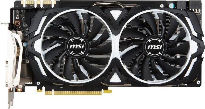 MSI GeForce GTX 1080 Armor 8G, 8GB GDDR5X, DVI, HDMI, 3x DP