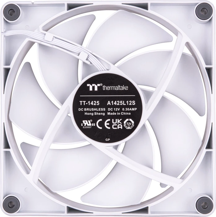 Thermaltake CT120 Snow White, weiß, 120mm, 2er-Pack
