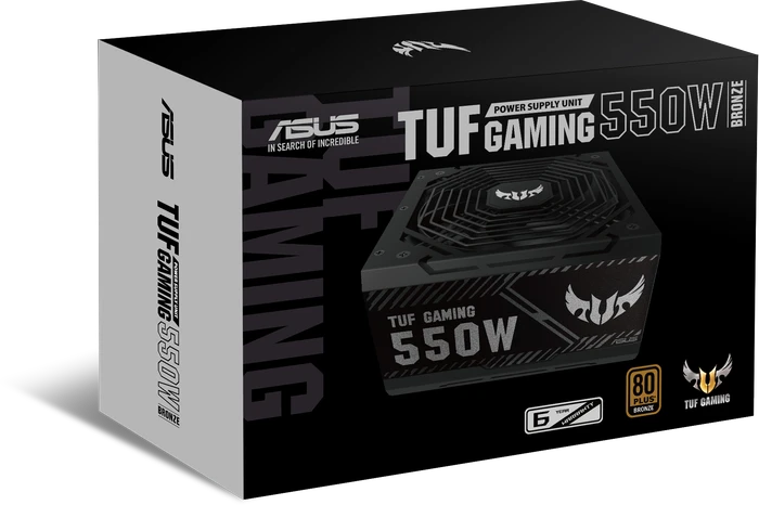ASUS TUF Gaming Bronze, TUF-GAMING-550B, 550W, ATX