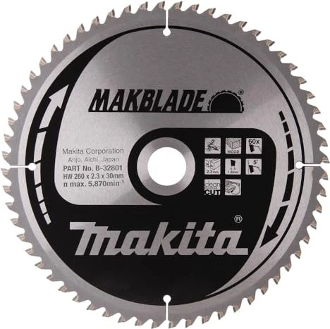 Makita Makblade Kreissägeblatt 60Z, 260x2.3x30mm, 1 Stück