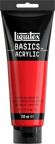Liquitex Basics Acrylic cadmium red medium hue, 250ml