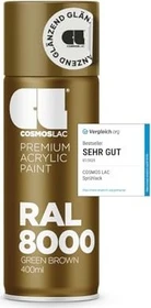 Cosmos Lac Acryllack-Spray RAL 8000 green brown glänzend, 400ml