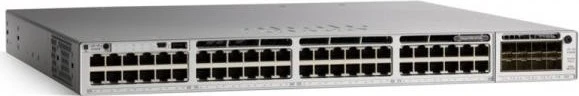 Cisco Catalyst 9300 Essentials Rackmount 2.5G Managed Switch, 48x RJ-45, 1x Erweiterungsslot, 490W UPoE