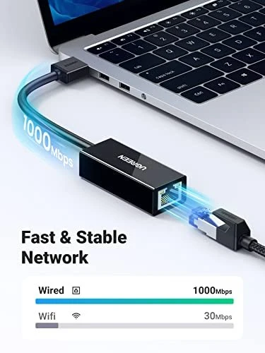 Ugreen Gigabit Ethernet Adapter, USB-A 3.0 [Stecker]