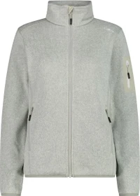 CMP Knit Tech Melange Fleece Jacke pistacchio/bianco (Damen)