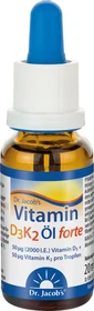 Dr. Jacob's Vitamin D3 K2 Öl forte, 20ml