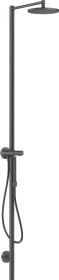 Hansgrohe Axor Starck Duschsäule mit Thermostat und Kopfbrause 240 1jet brushed black chrome