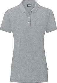 Jako Organic Poloshirt kurzarm hellgrau meliert (Junior)