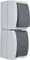 REV Ritter AquaForm Aus-/Wechselschalter + Steckdose AP IP44 senkrecht, grau Vorschaubild