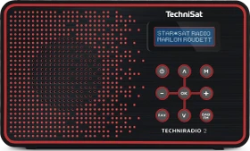 TechniSat TechniRadio 2 schwarz/rot