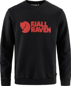 Fjällräven Logo Sweatshirt schwarz (Herren)