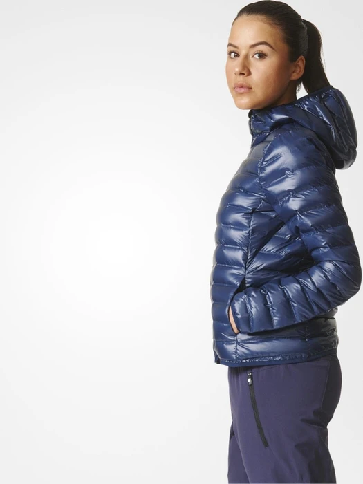 adidas Varilite Hooded Down Funktionsjacke collegiate navy (Damen)