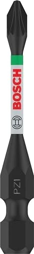Bosch Professional PRO Impact Pozidriv Bit 1/4", PZ1x55mm, 2 Stück
