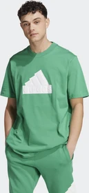 adidas Future Icons Badge of Sport T-Shirt kurzarm semi court green (Herren)