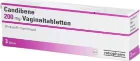 Candibene Vaginaltabletten 200mg, 3 Stück