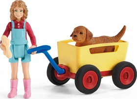 Schleich Farm World - Bollerwagen-Ausflug