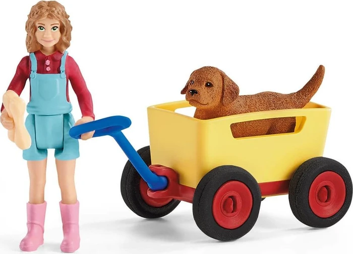 Schleich Farm World - Bollerwagen-Ausflug