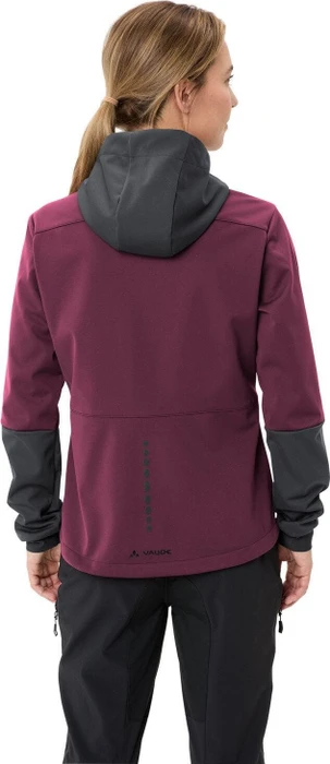 Vaude Qimsa Hooded Softshell Fahrradjacke cassis uni (Damen)