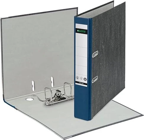 Leitz Qualitäts Ordner 2-Ring 180° CO2 neutral, 50mm, A4, blau, 20er-Pack
