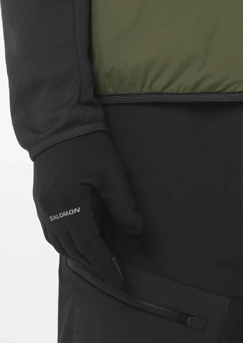 Salomon Outline Warm Hybrid Funktionsjacke grape leaf/deep black (Herren)