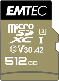 Emtec SpeedIN PRO R100/W100 512GB Kit, UHS-I U3, A2, Class 10