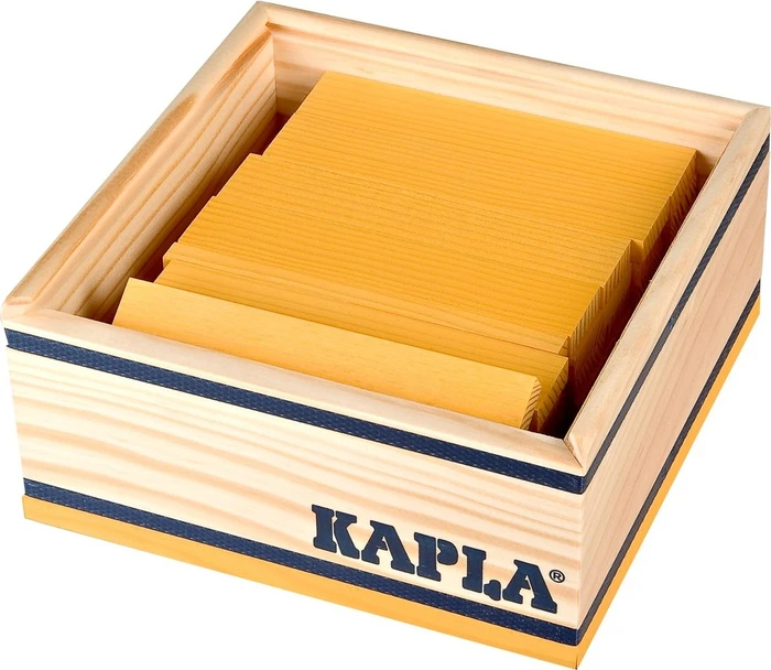 Kapla Quadrat Box gelb, 40-tlg.
