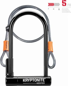 Kryptonite New-U Keeper Standard w/4' Flex Bügelschloss, Schlüssel