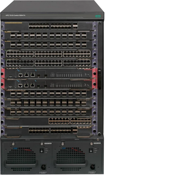 HPE FlexNetwork 7500X Series 7510X Rackmount Switch, 12x Erweiterungsslot
