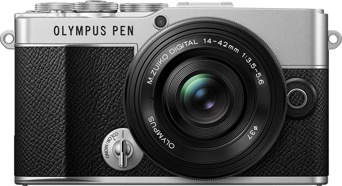 Olympus PEN E-P7 silber mit Objektiv M.Zuiko digital ED 14-42mm 3.5-5.6 EZ
