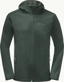 Jack Wolfskin Bornberg Hoody Funktionsjacke black olive (Herren)