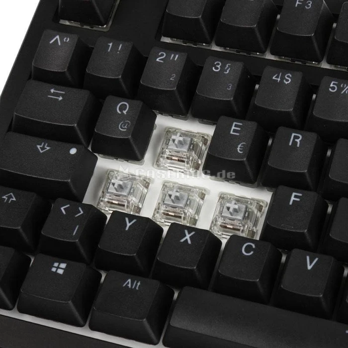 Ducky Shine 6 PBT, LEDs RGB, schwarz, MX SPEED RGB Silver, USB, DE