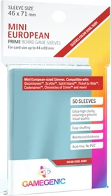 Gamegenic Prime Board Game Sleeves Ruby transparent, 50 Stück