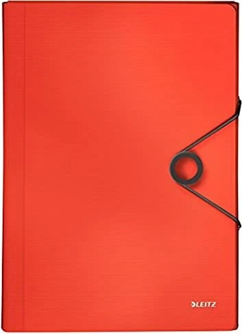 Leitz Solid Projektmappe, 6 Fächer, A4, rot