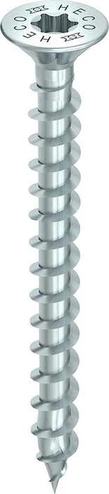 HECO TOPIX-plus verzinkt blau A3K Torx T20 Holzschraube, 4x45mm, 500 Stück