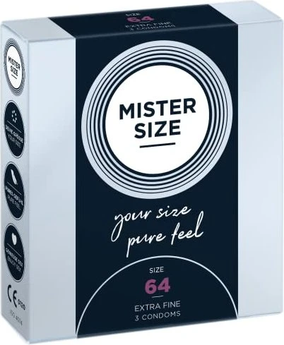 Mister Size 64mm Kondom, 3 Stück